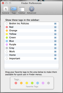 Tags Finder Preferences